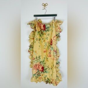 Ralph Lauren Elsa Grassland King Ruffle Sham
